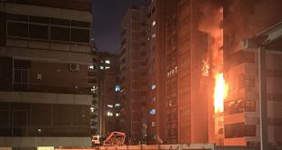 حريق في تلفزيون لبنان