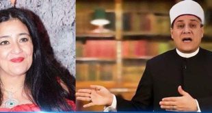 الشيخ مظهر شاهين: “فنانة عجوز تُعاني من (شاليماروفوبيا) استبد بها الحقد و الفشل وتنشر الاكاذيب”