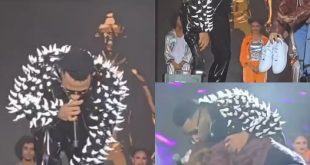 فتاة غيرت حذاء محمد رمضان على المسرح وانتقادات بالجملة!!