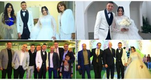 بحضور غادة إبراهيم ونجوم الفن.. الشاعر محمد عاطف يفاجئ الصحفي أحمد طارق والصحفية فاطمة صبرى بأغنية بأسمهما بمناسبة حفل زفافهما