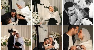 فرحة كبيرة وكأنها أول مرة.. البلوغر رهف الشامي تحتفل بحملها الثاني بحفل ضخم برفقة زوجها وابنتها