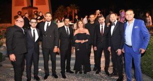 يسرا ومي عمر وعماد زيادة يخطفون الأنظار في زفاف نجل إدوارد