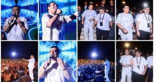 حفلة عيد الأضحى تتحول إلى مهرجان غنائي.. بالصور إيهاب توفيق يشعل أجواء سيليا